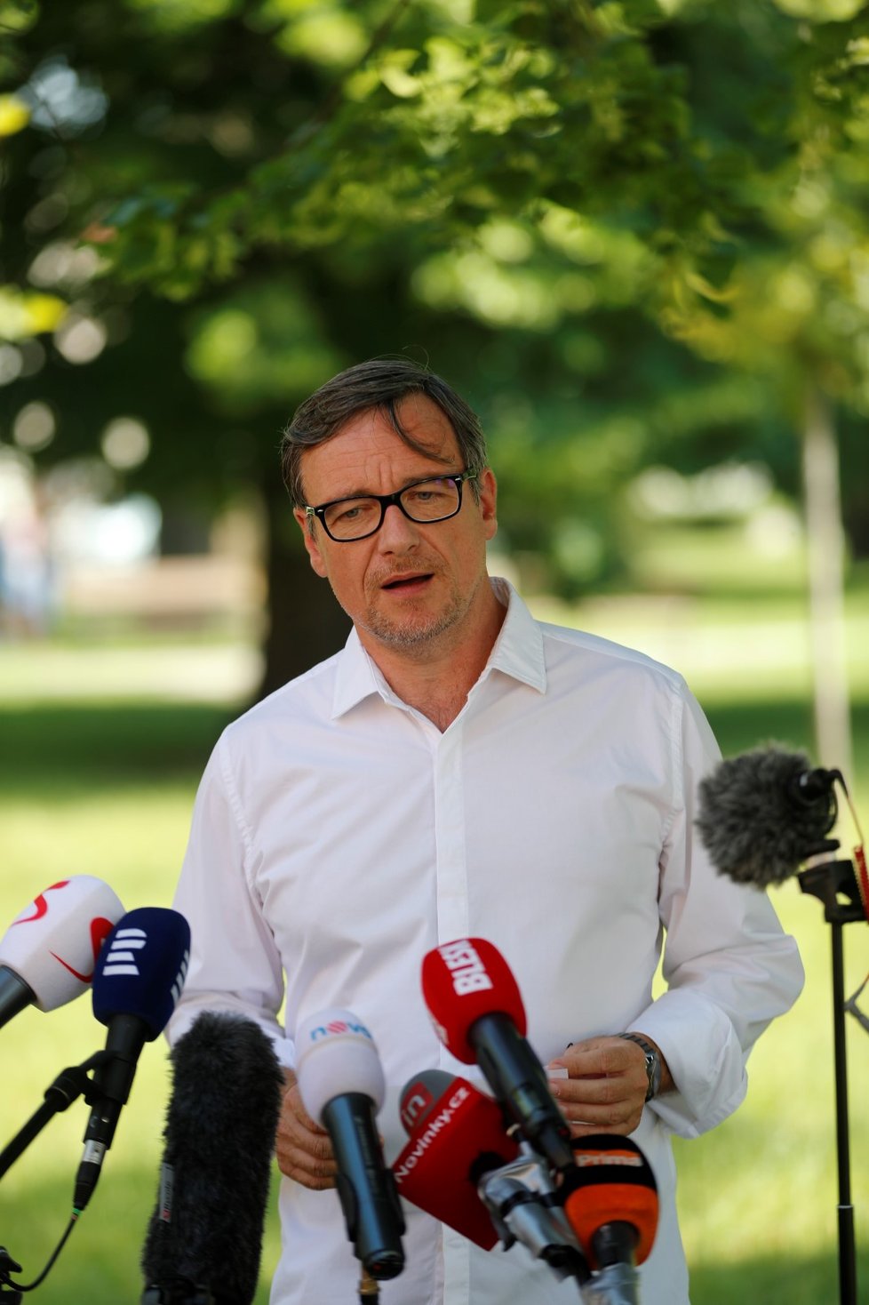 Exhejtman David Rath okomentoval pravomocný rozsudek ve své korupční kauze (26. 6. 2019)