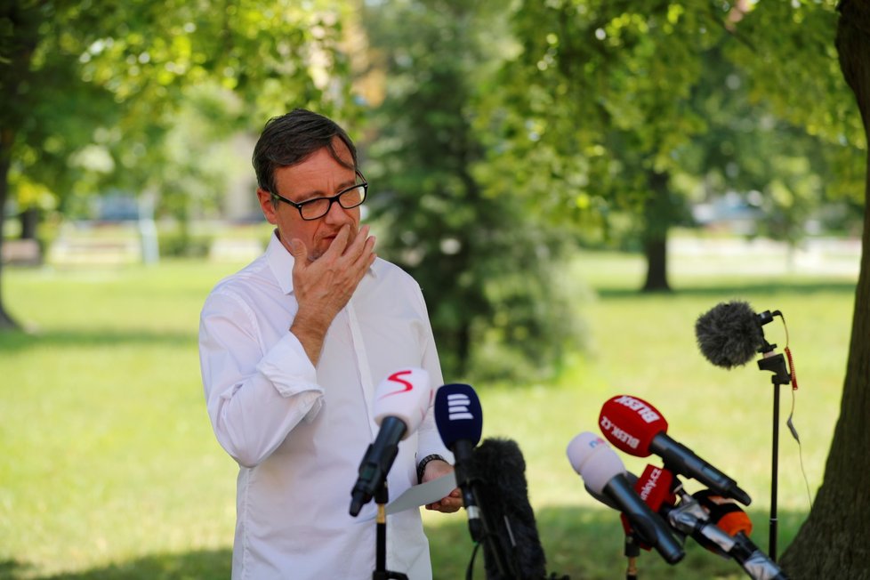 Exhejtman David Rath okomentoval pravomocný rozsudek ve své korupční kauze (26. 6. 2019)