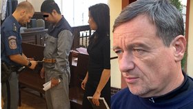 Trest za útok nůžkami na Davida Ratha: Vietnamec ve stresu si odsedí tři roky navrch 