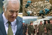 Balkánský řezník Mladič u soudu: Při pohledu na muslimku si přejel rukou po krku