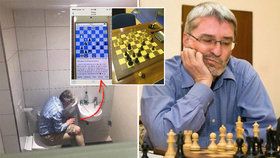 Šachový velmistr zostudil Česko. Podváděl při hře, vyhmátli ho s mobilem na WC