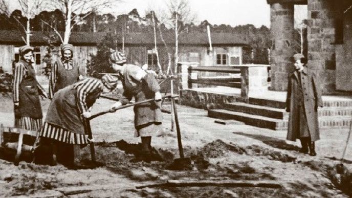 Koncentrační tábor Ravensbrück, kde byly vězněny i ženy z Lidic