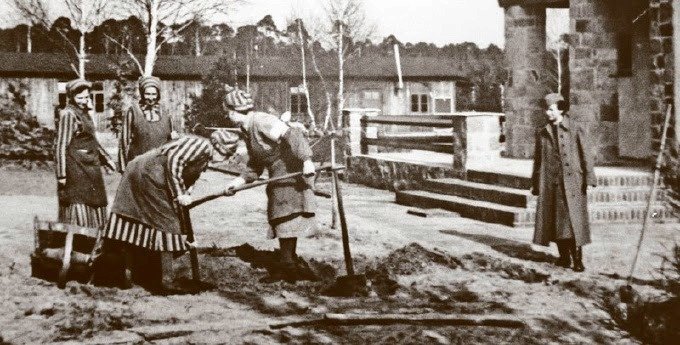 Koncentrační tábor Ravensbrück, kde byly vězněny i ženy z Lidic