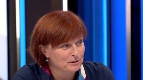Hlavní hygienička Jarmila Rážová v Partii (9. 8. 2020)