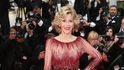 Jane Fonda v Cannes na premiéře filmu Grace of Monaco