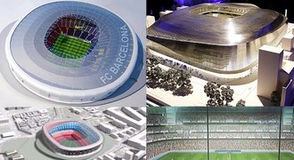 ANKETA: Rekonstrukce za miliardy! Kdo bude mít hezčí stadion: Real, či Barca?