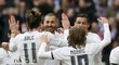 Real Madrid v zápase s Gijónem exceloval, řádili především Karim Benzema, Gareth Bale a Cristiano Ronaldo