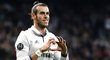 Záložník Realu Madrid Gareth Bale slaví gól proti Legii