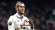 Záložník Realu Madrid Gareth Bale slaví gól proti Legii