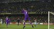 Útočník Realu Madrid Cristiano Ronaldo slavil svůj gól typickým způsobem