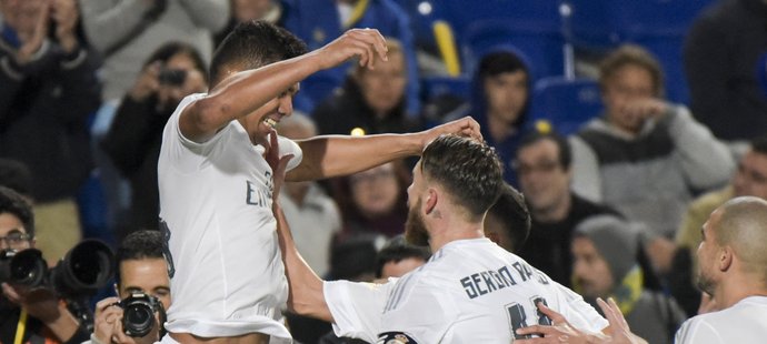 Záložník Realu Madrid Casemiro rozhodl utkání v Las Palmas pozdním gólem