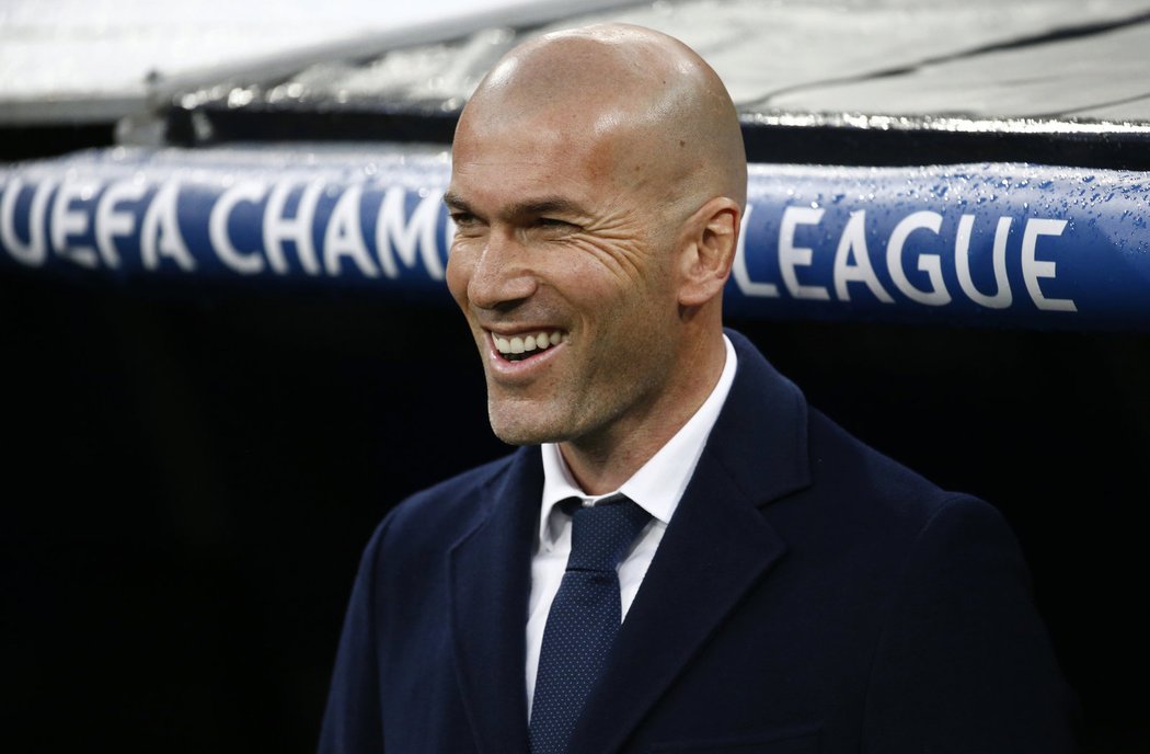 Trenér Realu Madrid Zinedine Zidane