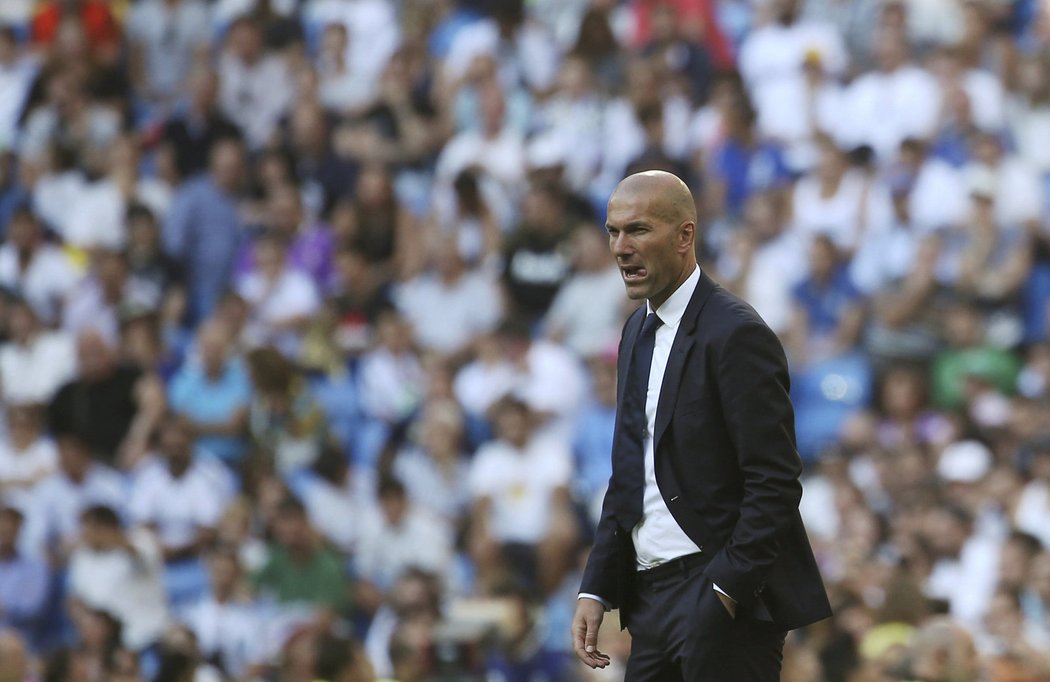 Trenér Realu Madrid Zinedine Zidane odmítá krizi, výsledky tomu ale neodpovídají