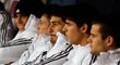 Iker Casillas (uprostřed) byl překvapivě posazen pouze na lavičku náhradníků.