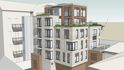 Projekt Jindřišská 28 počítá ve třetím až šestém podlaží s byty