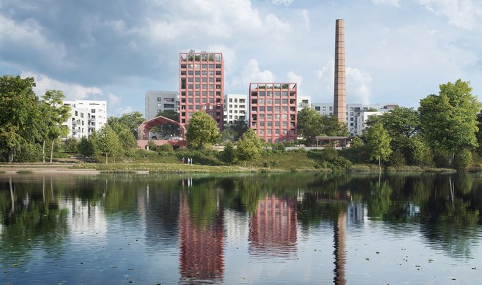 Na místě někdejšího modřanského cukrovaru postaví Skanska Reality na osm stovek bytů