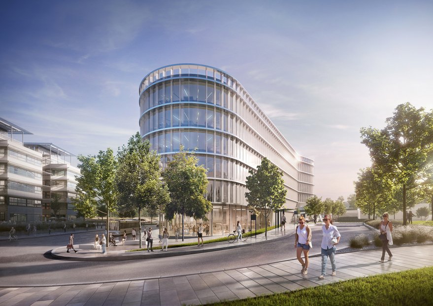 Kancelářská budova Roztyly Plaza bude první stavbou multifunkčního komplexu Nových Roztyl