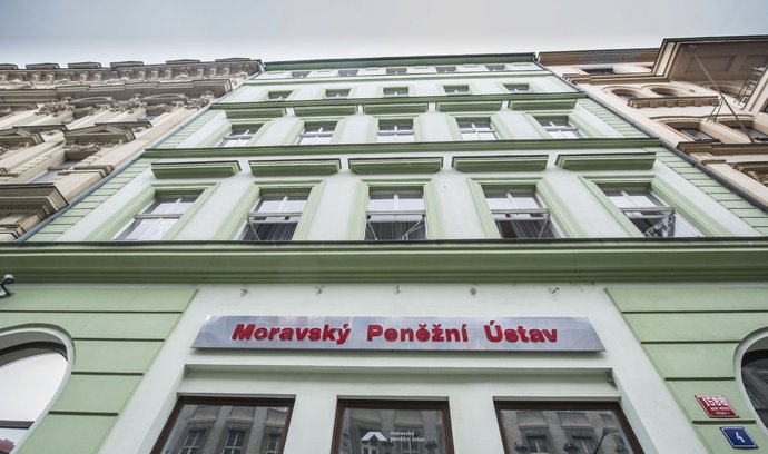 Činžovní dúmna Senovážném náměstí v Praze, který vlastní Moravský peněžní ústav