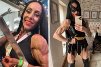 Sexy kulturistka točí erotické filmy: Mužům se líbí žíly na mém krku, říká Rebecca
