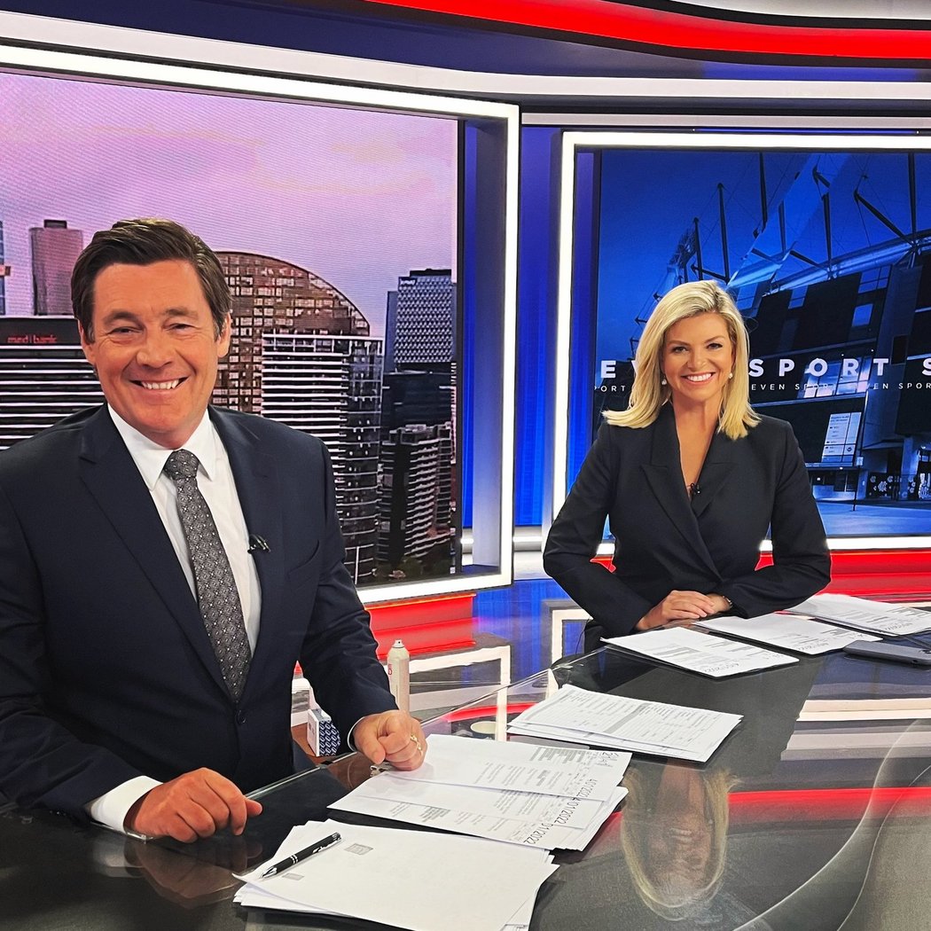 Rebecca Maddernová a Mike Amor jsou hvězdami zpravodajství populární australské stanice Channel 7