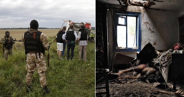 Ukrajina: Rebelové zoufale zametají stopy?! Na místě havárie panuje chaos