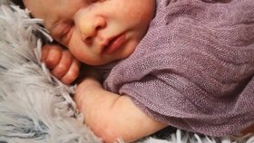 Reborn miminka vypadají velmi realisticky, nechybí jim ani žilky a obočí