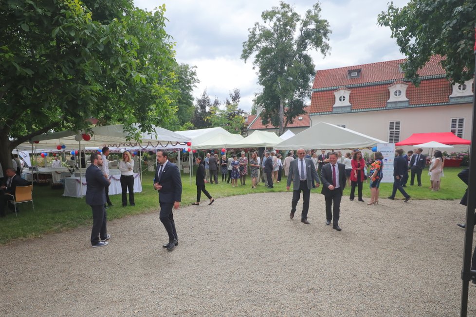 Slavnostní recepce na francouzské ambasádě (11.7.2019)