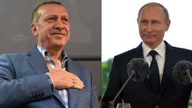 Erdogan jede k „příteli“ Putinovi. Chce urovnat spory s Ruskem.