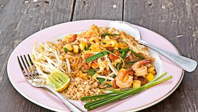 Thajské smažené rýžové nudle (Pad Thai)