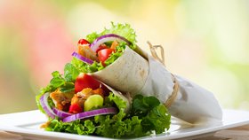 Večeře po mexicku: Wrap s vepřovým a zeleninou 