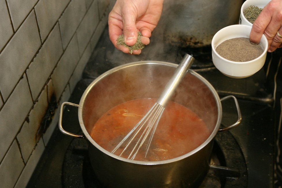 Dršťková polévka krok za krokem