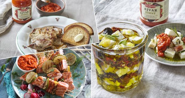 Vyzkoušejte středomořské recepty v hlavní roli se "srbským zeleninovým kaviárem" - ajvarem.