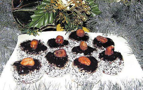 Ořechovo-kokosové dortíčky