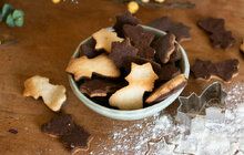 Vánoční pečení: Dvoubarevné sušenky