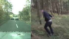 Zdrogovaný recidivista ujížděl u Valašských Klobouk policistům, pak se snažil schovat v lese.