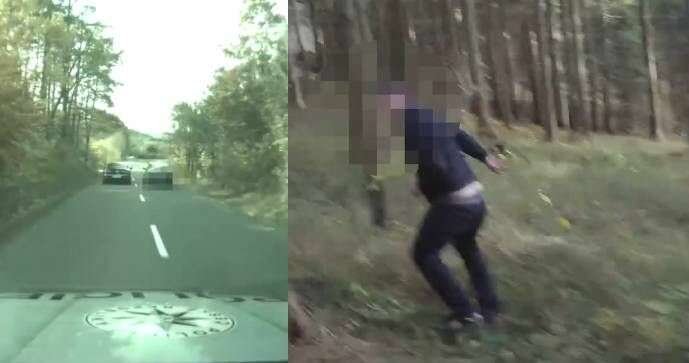 Zdrogovaný recidivista ujížděl u Valašských Klobouk policistům, pak se snažil schovat v lese.