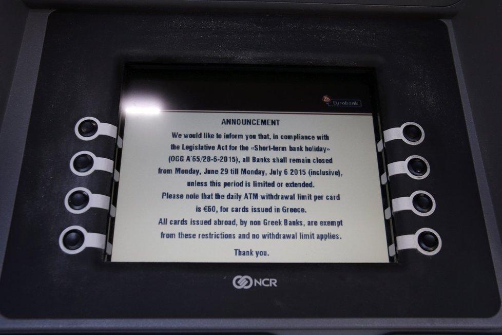 Pokyny, které musí respektovat každý, kdo si chce z bankomatu vybrat peníze