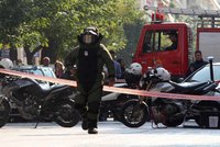 Další bombové útoky v Aténách: Žádní zranění