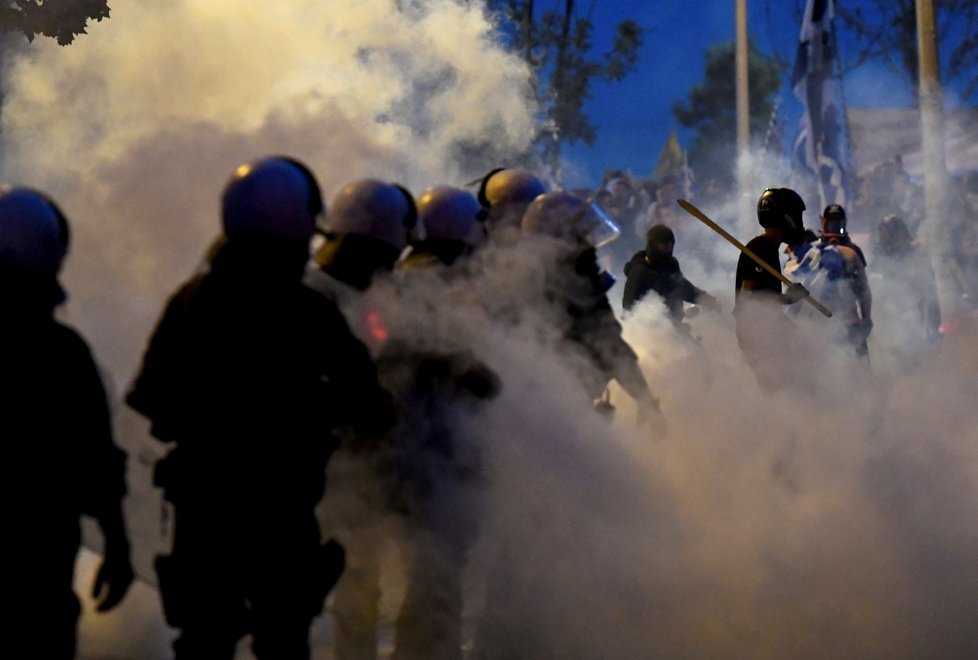 Demonstrace ve druhém největším městě Řecka byla svolána na protest proti dohodě mezi Skopjí a Aténami, která řeší spor o název bývalé jugoslávské republiky kompromisem Republika Severní Makedonie.