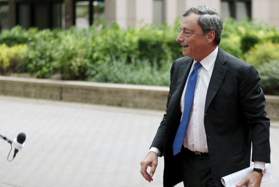 Na jednání dorazil i guvernér Evropské centrální banky Mario Draghi.