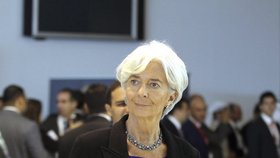 Šéfka mezinárodního měnového fondu (MMF) Christine Lagardeová