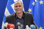 Řecký ministr financí Yanis Varoufakis byl po jednáních v dobrém rozmaru.