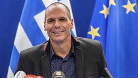 Řecký ministr financí Yanis Varoufakis byl po jednáních v dobrém rozmaru.