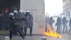 Fotografie z loňských nepokojů
