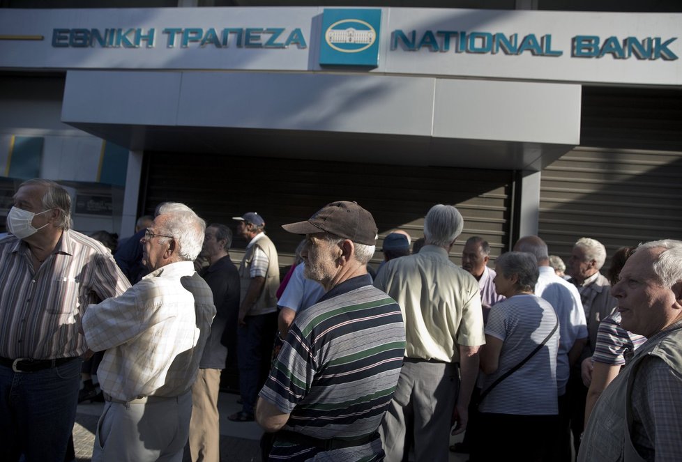 Řeckou krizi provázely i zavřené banky