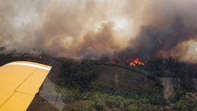Rozsáhlé požáry v Řecku (25. 7. 2023)