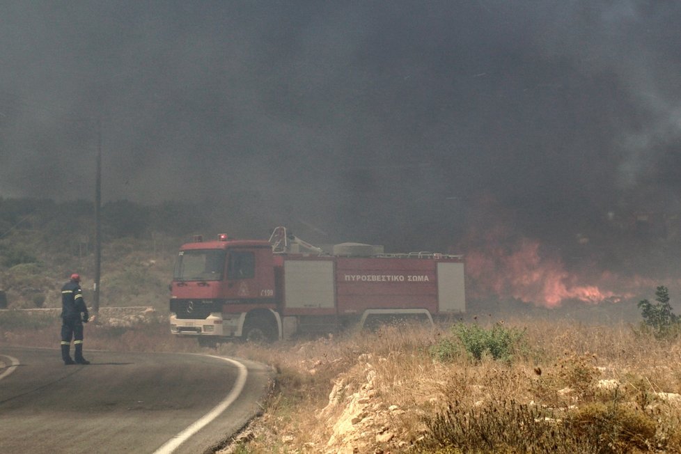 Požáry zapříčiňují teploty nad 40 stupňů Celsia.