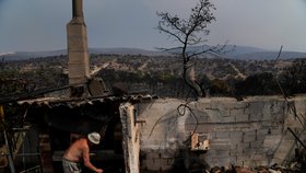 V Řecku zuří rozsáhlé požáry (19.7.2023).