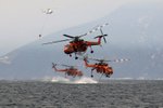 Kvůli sporu politiků nemohou požáry v Bosně hasit armádní vrtulníky (ilustrační foto)