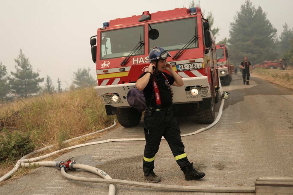 Ničivé požáry v Řecku (srpen 2021)